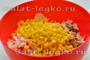Раци салата с картофи Раци салата с картофи