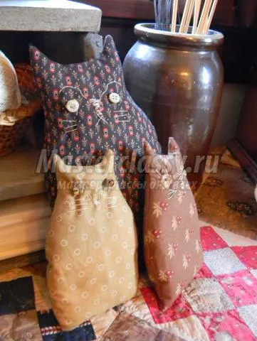 Cat меки играчки със собствените си ръце
