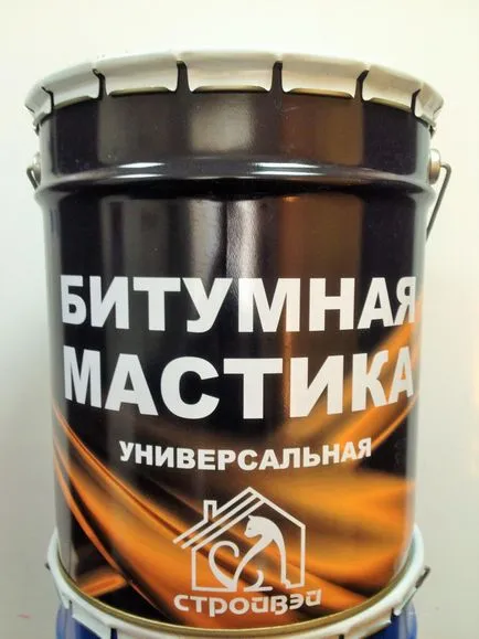 Приложеният битум мастика