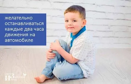 Hogyan és mit kell tenni a gyermek az úton, a blog Iriny Zaytsevoy