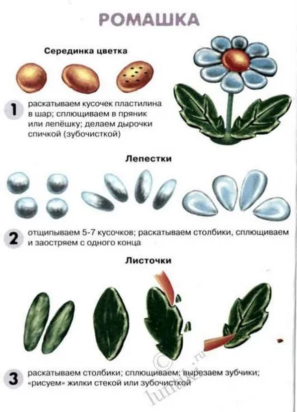 Как да си направим цвете от пластелин