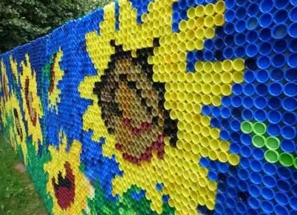Какво да се направи на пластмасови бутилки капачки