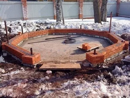 Как се прави на пода в беседката