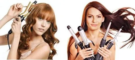 Стайлинг с къдрици за средно коса