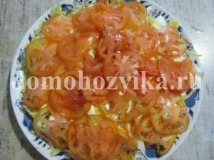 Салата с пържени картофи