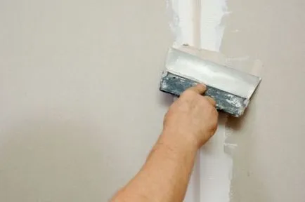 шпакловка на гипсокартон за боядисване