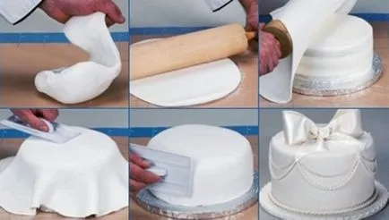 Mastic torta a kezével Mastic torta a kezével
