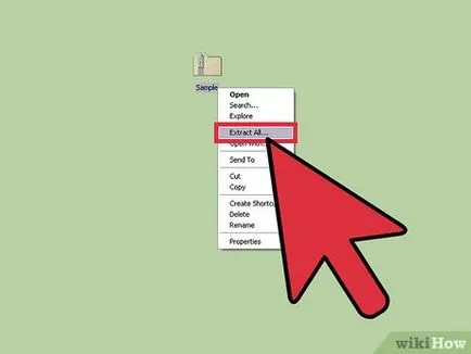 Hogyan szedd ki a fájlokat az archív (zip fájl) Hogyan szedd ki a fájlokat az archívumból