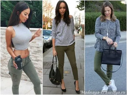 Какво зелена блуза