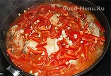 Chakhokhbili пиле - рецепта със стъпка по стъпка снимки