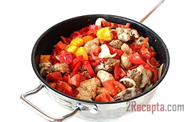Chakhokhbili пиле в грузински - стъпка по стъпка рецепти снимки