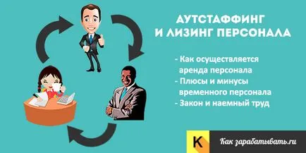 Какво е Outstaffing (лизинг, аутсорсинг) за преглед разлики