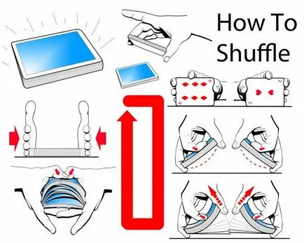 Milyen szép shuffle a kártyákat szépen tanulni keverni egy pakli kártyát, fotók, videók (kártya) Milyen szép shuffle a kártyákat szépen tanulni keverni egy pakli kártyát, fotók, videók