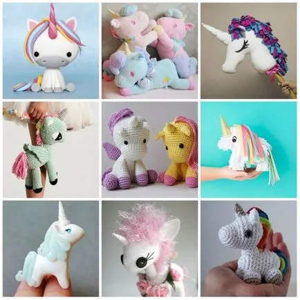Unicorn със собствените си ръце - 5 лесни идеи (ръце еднорог образец) Unicorn със собствените си ръце - 5 лесни идеи