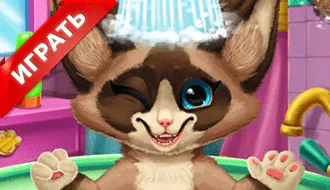 Game - козметичен салон за котки (игра) Game - козметичен салон за котки