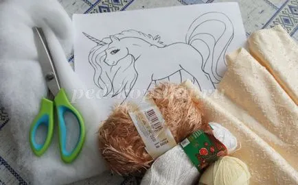 Toy еднорог със собствените си ръце