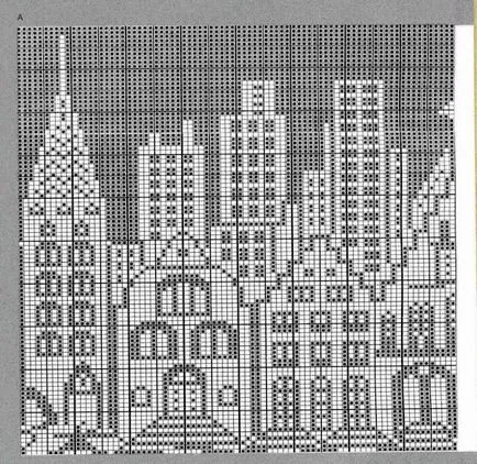 Intarsia плетене техника и промяна вход цвят
