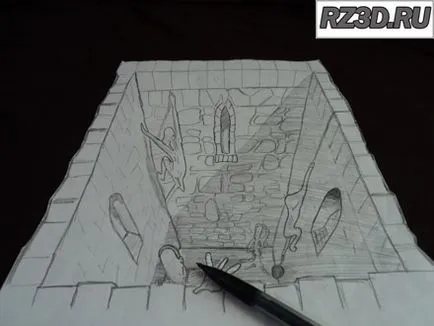 Hogyan kell felhívni a 3d rajz papíron (kattints ide, hogy egy univerzális) Hogyan kell felhívni a 3d rajz papíron