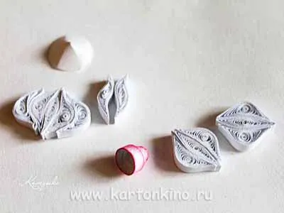 Как Квилинг цветя