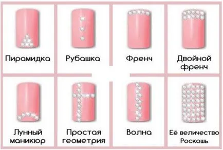Как и какво да залепите кристали за пирони, лепило селекция и съвети за дизайн