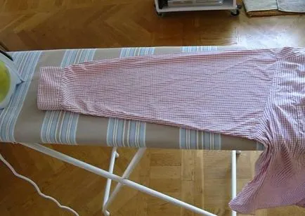 Как да се изгладят риза ръкав акценти