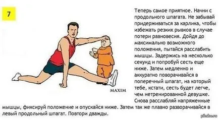 Как да се научите да правите шпагат у дома снимки