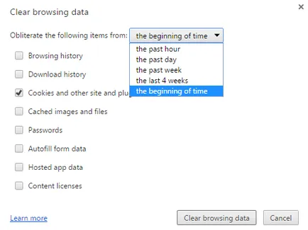 Как да изчистите бисквитките В Google Chrome
