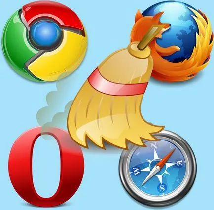 Как да се почисти бисквитките и кеша в браузърите Chrome, Opera, Mozilla 1