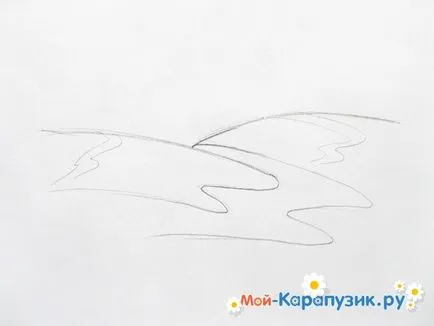 Hogyan kell felhívni a ceruzát táj lépésről lépésre kezdőknek