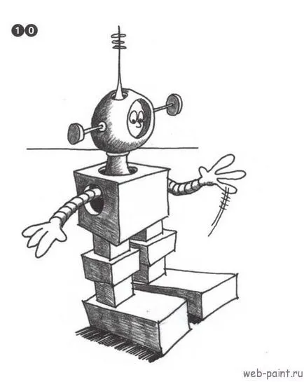 Hogyan kell felhívni szakaszában ceruza robot (a robot hogyan kell felhívni szakaszában ceruza) Hogyan kell felhívni a ceruzát robot lépésről lépésre