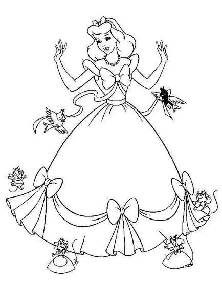 Hogyan kell felhívni Cinderella ceruza egy fokozatosan (lépcsőzetesen) Hogyan kell felhívni Cinderella ceruza szakaszokban 1