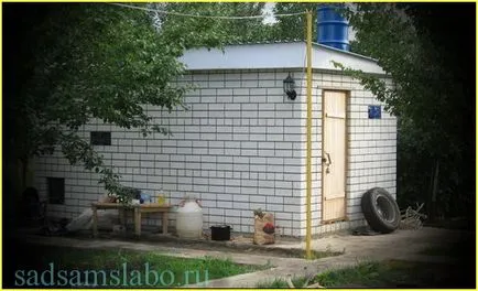 Как да се изгради една сауна от тухла