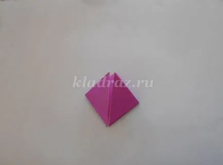 Как да направите лале от хартия с ръцете си на етапи за деца