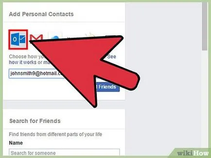 Hogyan talál egy személy a facebook-on (Írja be az e-mail) Hogyan lehet megtalálni valakit a facebook-on