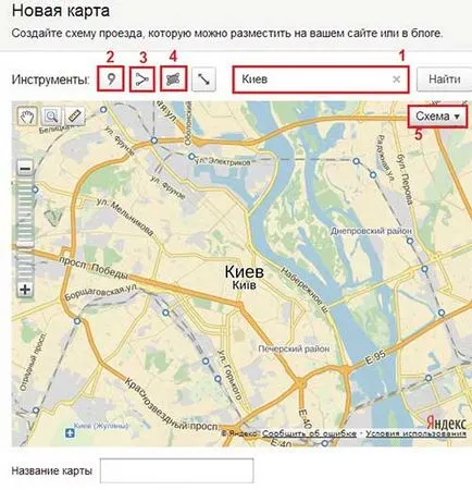 Как да създадете в Yandex Maps - учител сайт