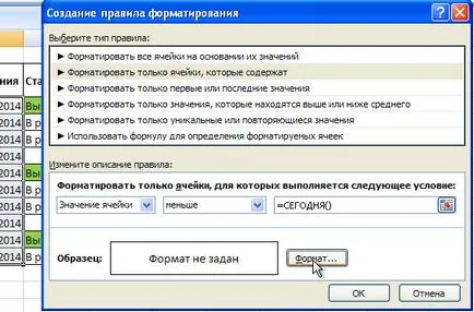 Като боя отличат клетка на състояние или Формула