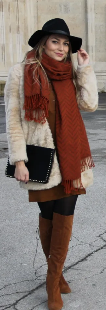 Hogyan kell viselni sál alatt bunda divat stylist tippeket! (Wear) Hogyan kell viselni sál alatt bunda divat stylist tippeket!