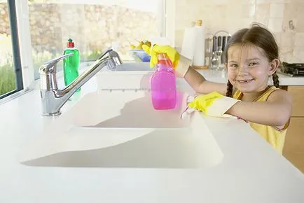 Hogyan tisztítsa meg a zsír a konyhában (tiszta) Hogyan tisztítható olaj a konyhában