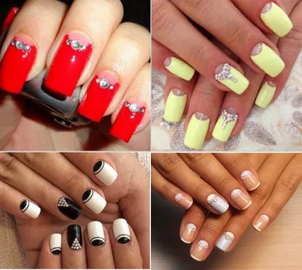 Красив дизайн с кристали Nails