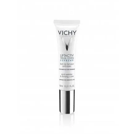 Бръчки Vichy лечение народни средства за защита (зоната около очите) Бръчки крем Виши лечение народни средства