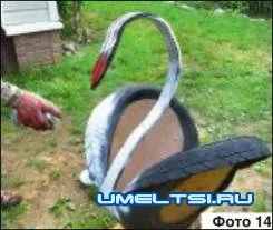 Swan на стъпка по стъпка инструкции гума, диаграма, фото