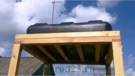 Открит душ в страната със собствените си ръце - снимка и размери