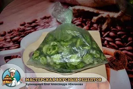Солени краставички в пакет - бърза рецепта (бързо) Солени краставички в пакет - лесна рецепта