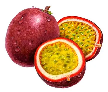 Страст - маракуя - както е изглежда като