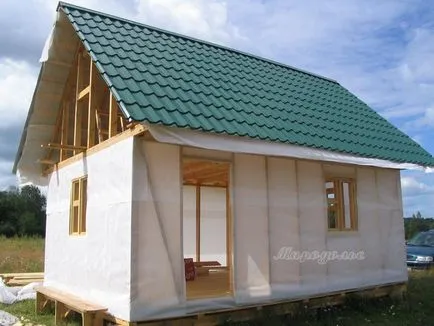 Начинаещи 6x4 рамка къща със собствените си ръце за един сезон! (40 снимки), сибирски домакинство