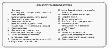 Един от начините за възстановяване на предците си