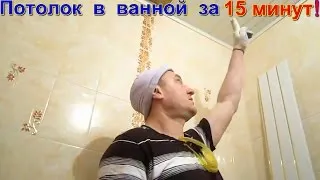 Пластмасовите панели за тавана - лесен монтаж със собствените си ръце