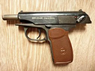 Пневматични istolet характеристики Макарова-ЯМР 654k подробно (Макаров пневматичен пистолет ЯМР 654k) характеристики Пневматичен istolet представяне Макарова-ЯМР-654k подробно