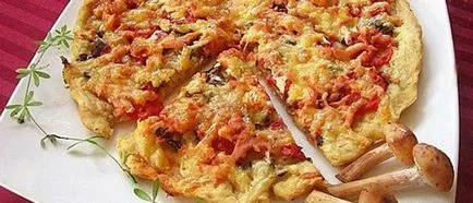 Пица с гъби рецепта с стъпка по стъпка снимки прости и вкусни варианти за приготвяне на храна