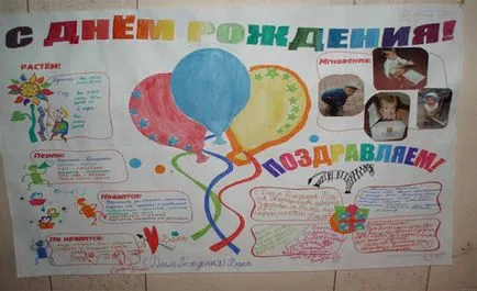 Плакат рожден ден - оригинални дизайнерски идеи